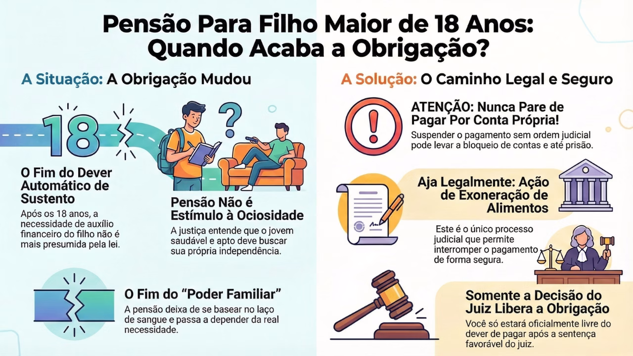 Filho Maior de 18 Anos que Não Trabalha Nem Estuda: Ainda Tem Direito à Pensão?