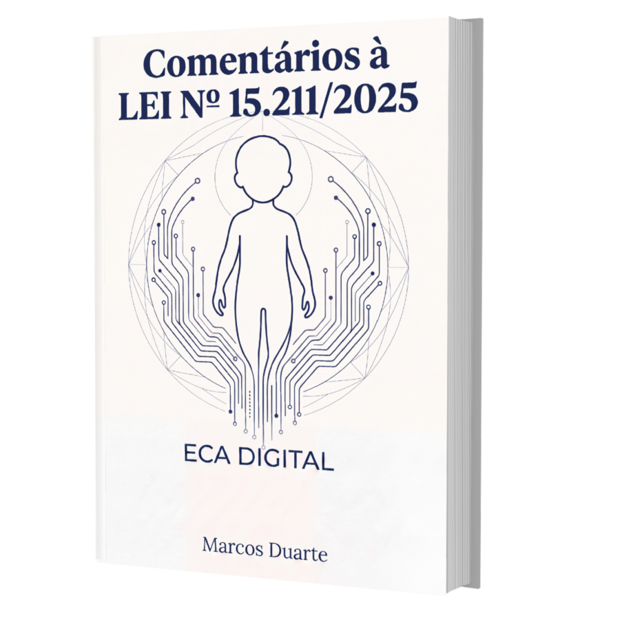 Capa do livro Comentários à Lei nº 15.211, de 17 de setembro de 2025 - ECA Digital, de Marcos Duarte