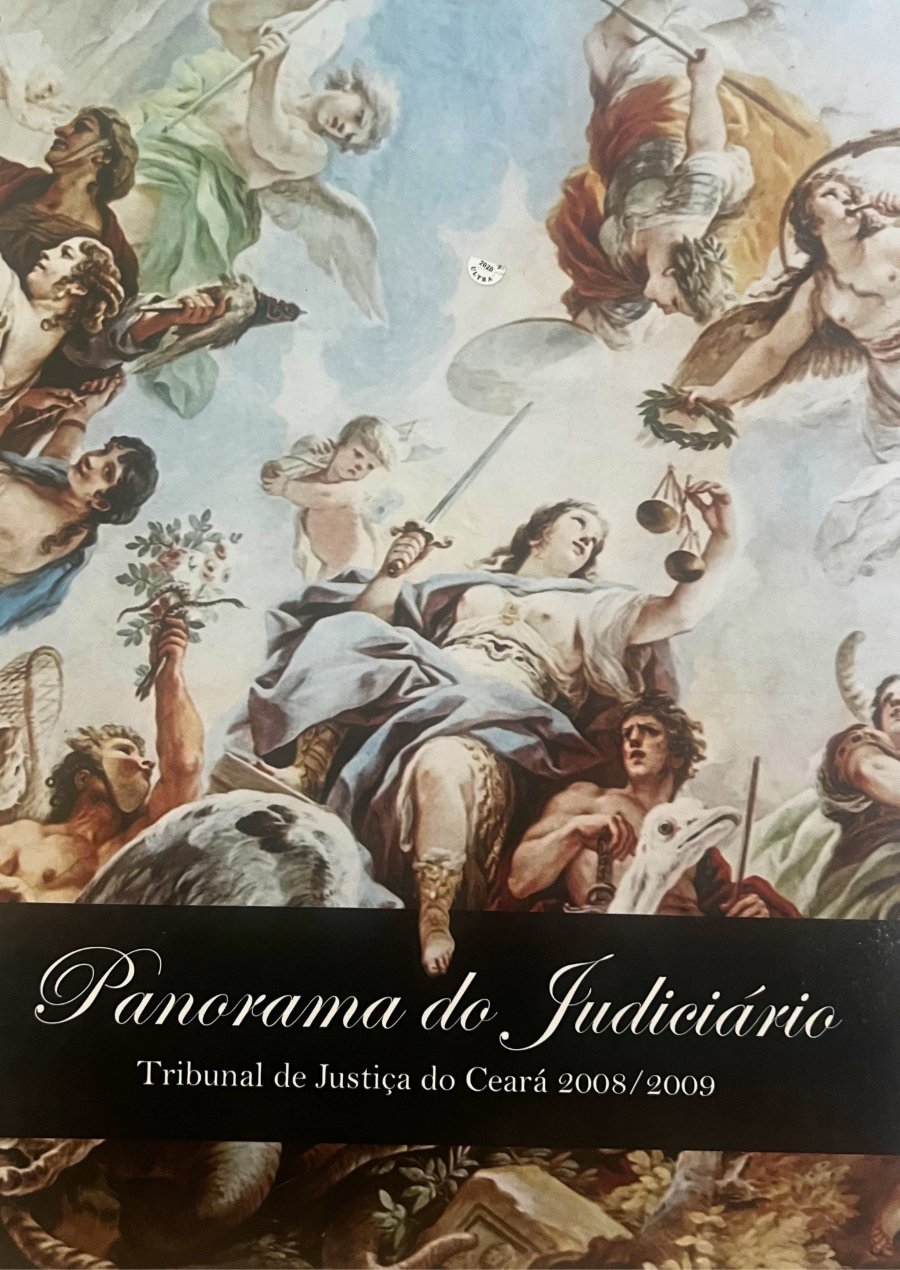 Capa do livro Panorama do Judiciário - Tribunal de Justiça do Ceará 2008/2009, de Marcos Duarte